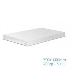 Biadesivo 720x1000mm REMOVIBILE 280Gr 50Fg