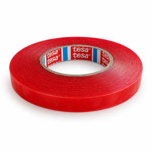 Tesa Biadesivo Professionale Extra Forte per Tessuti, Ecopelle e Plexiglass – 15 mm x 50 m